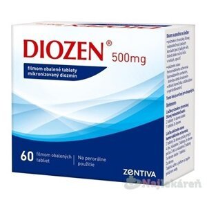 Diozen 500 mg na kŕčové žily a hemoroidy 60 tabliet