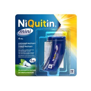 NiQuitin Mini pastilky proti fajčeniu 4mg 20ks