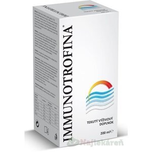 IMMUNOTROFINA tekutý prípravok na imunitu 200 ml