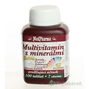 MedPharma MULTIVITAMIN S MINERÁL. EXTRA 42 ZLOŽIEK 100tbl + 7 zdarma