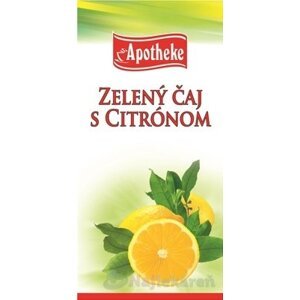 APOTHEKE PREMIER SELECTION ZELENÝ ČAJ S CITRÓNOM 20x2 g