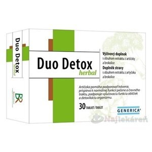 GENERICA Duo Detox herbal 30 ks