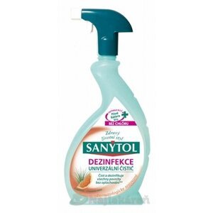 SANYTOL UNIVERZÁLNY ČISTIČ Sprej Grep-citrónová tráva, Dezinfekcia, 500ml