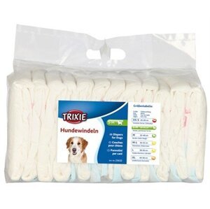 Trixie Diapers for female dogs, S–M: 28–40 cm, 12 pcs.