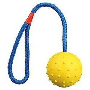 Trixie Ball on a rope, natural rubber, ř 6/30 cm