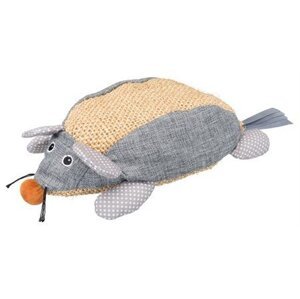 Trixie Mouse XXL, sisal/fabric, catnip, 30 cm, natural/grey