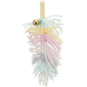 Trixie Feather with bell, polyester, 14 cm