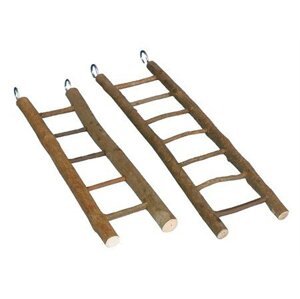 Trixie Ladder, bark wood, 7 rungs/30 cm