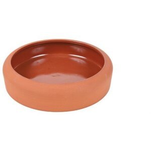 Trixie Bowl with rounded rim, ceramic, 125 ml/ř 10 cm, terracotta