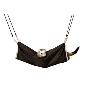 Trixie Cuddly tunnel, hanging, ferrets, ř 20 × 45 cm, brown/beige