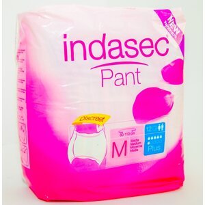 Indasec Pant Plus M plienkove nohavičky navliekacie, boky 80-110cm, 12ks