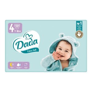 DADA Extra Soft Pleny jednorázové 4 Maxi (7-16 kg) 50 ks