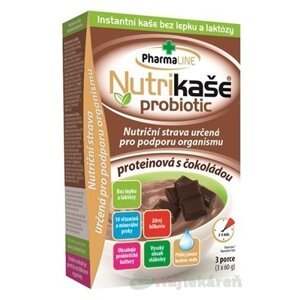 Nutrikaša probiotic - proteinová s čokoládou 3x60g