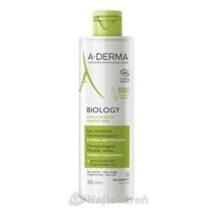 A-DERMA BIOLOGY micelárna voda hydratačno-čistiaca 400ml