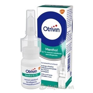 Otrivin Menthol 0,1% nosový sprej na upchatý nos 10 ml