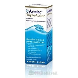 Artelac TripleAction očné kvapky 10 ml