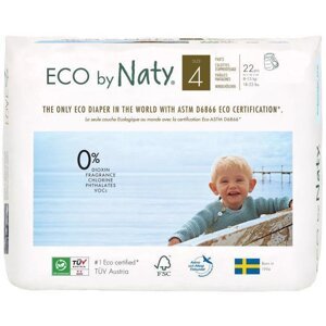 ECO BY NATY 4 Pants, 22 ks (8-15 kg) - kalhotkové plienky