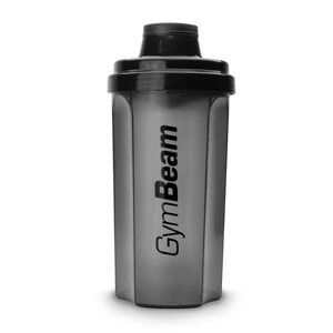 Šejker čierny Transparent Black 700 ml - GymBeam