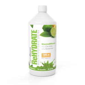 Iontový nápoj ReHydrate - GymBeam, marhuľa, 1000ml