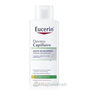 Eucerin DermoCapillaire krémový šampón proti suchým lupinám 250ml