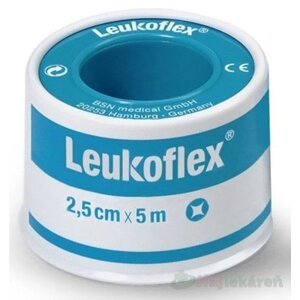 LEUKOFLEX náplasť na cievke, 2,5cmx5m, 1ks