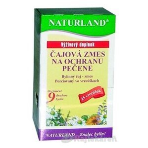 NATURLAND ČAJOVÁ ZMES NA OCHRANU PEČENE,  25x1,5g