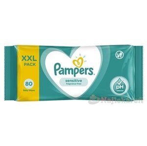 PAMPERS Baby Wipes Sensitive vlhčené obrúsky XXL pack 1x80 ks