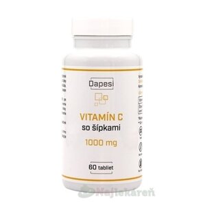 Dapesi VITAMÍN C so šípkami 1000 mg, 60 tbl