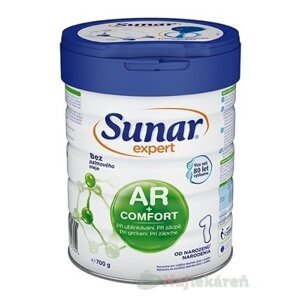 Sunar Expert AR+COMFORT 1 dojčenská výživa (od narodenia) 700 g