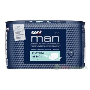 SENI MAN Extra vložky urologické pre mužov, savosť 450 ml, 1x15 ks