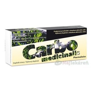 CARBO MEDICINALIS na trávenie 20 tabliet