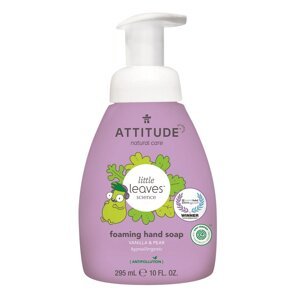 ATTITUDE Detské penivé mydlo na ruky Little Leaves s vôňou vanilky a hrušky, 295 ml