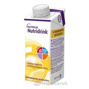 Nutridrink s banánovou príchuťou 24x200 ml