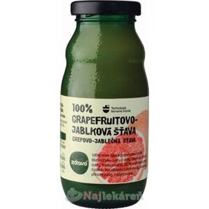 Zdravo 100% GRAPEFRUITOVO-JABLKOVÁ ŠŤAVA 200ml