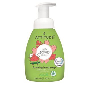 ATTITUDE Detské penivé mydlo na ruky Little leaves s vôňou melónu a kokosu, 295 ml