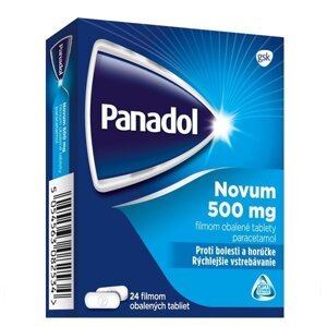 Panadol Novum 500mg proti bolesti aj horúčke 24tbl