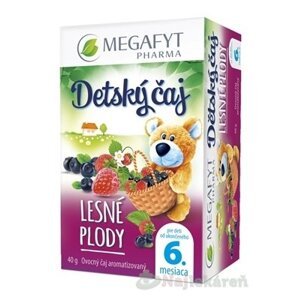 MEGAFYT Detský čaj LESNÉ PLODY (od 6m), 20x2 g (40 g)