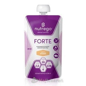 Nutrego FORTE s príchuťou oriešok, 12x200ml