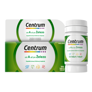 Centrum od A po Železo multivitamín bez lepku, 100 tabliet