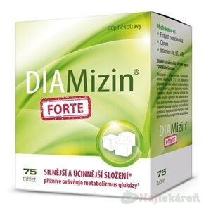 DIAMizin FORTE ovplyvňuje metabolizmus glukózy 75 tabliet