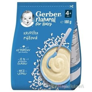 Gerber Natural Ryžová KRUPIČKA (od ukonč. 4.mesiaca) 180 g