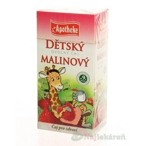 APOTHEKE DETSKÝ OVOCNÝ ČAJ MALINOVÝ, 20x2 g