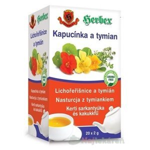 HERBEX Kapucínka a tymian, 20x2 g