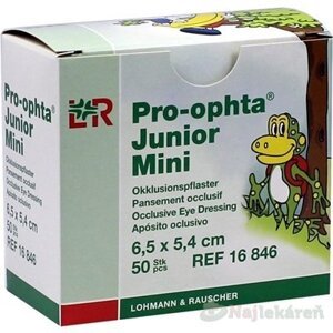 PRO-OPHTA JUNIOR MINI OCNE KRYTIE 6,5x5,4cm 100ks