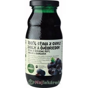 Zdravo 100% ŠŤAVA Z CVIKLY, JABĹK A ČUČORIEDOK  200 ml