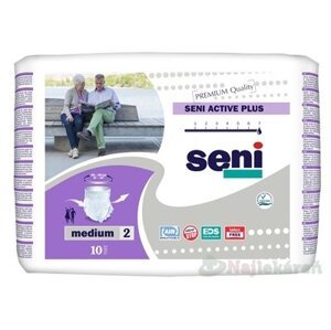 Seni ACTIVE PLUS Medium 2 navliekacie nohavičky (obvod 80-110cm, savosť 2000ml) 10ks