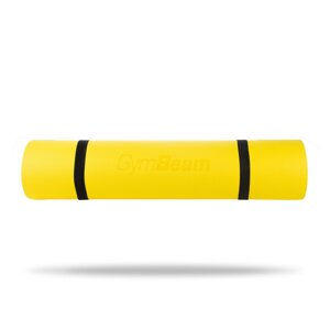 Podložka Yoga Mat Dual Grey Yellow - GymBeam, sivá - žltá, uni