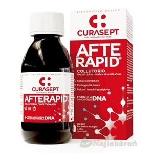 CURASEPT AFTE RAPID+ ústna voda, 125 ml