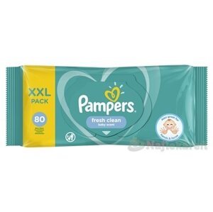 PAMPERS Baby Wipes Fresh Clean vlhčené obrúsky XXL pack 1x80 ks