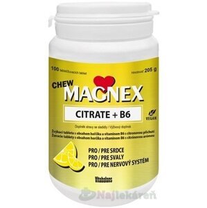 Vitabalans MAGNEX CITRATE + B6 CHEW